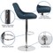 Flash Furniture Contemporary Blue Fabric Adjustable Height Barstool with Chrome Base CH-182050X000-BLFAB-GG - alternate 4